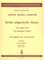 6 UNGARISCHE TAENZE FUER STREICHQUARTETT  STUDIENPARTITUR BONIS, FERENC, ED