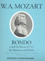 Rondo a-Moll KV511 fr Klavier fr Klarinette und Klavier