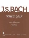 Sonate G-Dur fr Flte und Cembalo (eingerichtet nach BWV1027 und BWV1039)