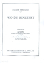 Wo du hingehst op.8 fr mittlere Singstimme und Klavier (Harmonie, Orgel)