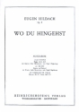 Wo du hingehst op.8 fr hohe Singstimme und Klavier (harm, org) Verlagskopie