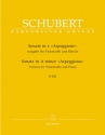 Sonate a-Moll D821 fr Violoncello und Klavier