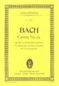 Ich hab in Gottes Herz und Sinn - Kantate Nr.92 BWV92 fr Soli, Chor und Orchester Studienpartitur