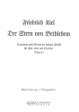 Der Stern von Bethlehem fr Soli, Chor und Orchester Klavierauszug