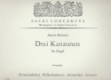 3 Kanzonen fr Orgel