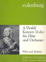 Konzert D-Dur PV205 fr Flte und Orchester  fr Flte und Klavier