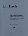 Sonaten BWV1021, BWV1023 und BWV1020 fr Violine und Klavier (Cembalo)