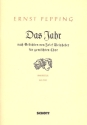 Das Jahr fr gemischten Chor (SATB)