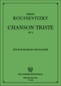 Chanson triste op.2 fr Kontraba und Klavier