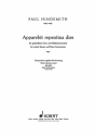 Apparebit repentina dies fr gemischten Chor (SATB) mit Blechblsern Chorpartitur - (= Klavierauszug)