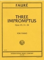 3 Impromptus op.25, 31, 34 for piano