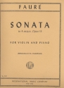 Sonata A major op.13 for violin and piano