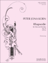 Rhapsodie op.14 fr Oboe und Streicher fr Oboe und Klavier