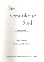 Die versunkene Stadt: Einzelausgabe fr Gesang und Klavier Verlagskopie