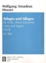 Adagio und Allegro f-Moll KV594 fr Flte, Oboe, Klarinette, Horn, Fagott Stimmen