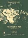 Triosonate c-Moll fr Flte, Violine und bc Partitur und Stimmen