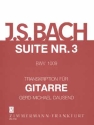 Suite Nr.3 BWV1009 Transkription fr Gitarre