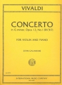 Concerto g minor op.12 no.1 for violin and piano