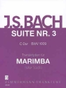 Suite C-Dur Nr.3  BWV1009 fr Marimba