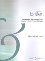 Folksong Arrangements vol.4 - British Isles for high voice and piano