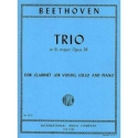 Trio E flat major op.38 for clarinet, cello and piano