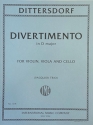 Divertimento for violin, viola and cello PASQUIER, ETIENNE, ED