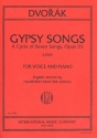 Gypsy Songs op.55 - A cycle of 7 songs for low voice and piano (en/dt)