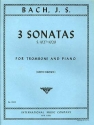 3 Sonatas for trombone and piano