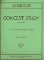 Concert Study op.49 for trumpet in C and piano