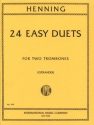 Twenty-Four easy Duets for two trombones OSTRANDER, ALLEN, ED