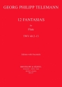 12 Fantasien TWV40:2-13 fr Flte solo