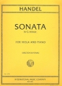 Sonata g minor for viola and piano