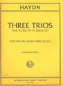 3 Trios op.32 for violin, viola and cello