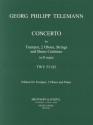 Concerto no.3 in d major for trumpet, 2 oboes, strings, bc for trumpet, 2 oboes and piano