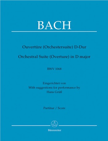 Ouvertre D-Dur BWV1068 fr Orchester Partitur