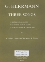 3 Songs fr Klarinette, Sopran, Bariton und Klavier