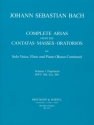 Complete Arias and Sinfonias from the Cantatas, Masses and Oratorios v for soprano, flute and bc