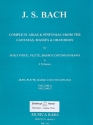 Complete Arias and Sinfonias from the Cantatas, Masses and Oratorios v for soprano, flute and bc