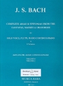 Complete Arias and Sinfonias from the Cantatas, Masses and Oratorios v for alto, flute and bc