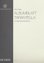 Albumblatt und Tarantella fr Klarinette und Klavier