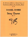 String Quartet op.11 study score