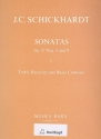 Sonatas op.17 nos.5 and 9 for treble recorder and bc