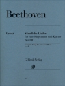 Smtliche Lieder Band 2 fr Singstimme und Klavier broschiert