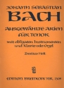 Ausgewhlte Arien Band 2 fr Tenor mit obligaten Instrumenten und Klavier (Orgel)