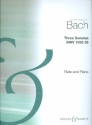 Drei Sonaten BWV 1033-1035 fr Flte und Klavier