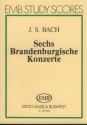 6 Brandenburgische Konzerte Studienpartitur