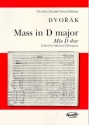 Mass in D Major op.86 for soloists, chorus and orchestra vocal score