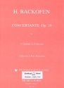 Concertante op.10 for 2 clarinets and piano