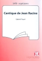 Cantique de Jean Racine op.11 fr gem Chor und Klavier