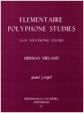 Elementaire polyphone Studies fr Klavier (Orgel)